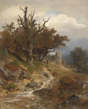 Landschaftsmotiv Oil painting by Eduard Peithner Von Lichtenfels