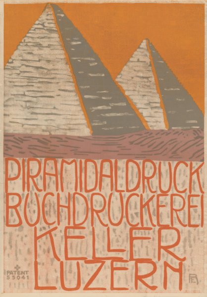 Piramidaldruck, Buchdruckerei Keller Luzern  by Eduard Renggli - Hand-Painted Oil Painting Reproduction