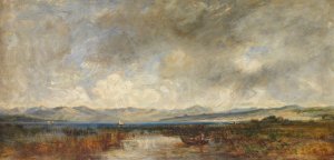 Am Chiemsee by Eduard Schleich The Elder Oil Painting