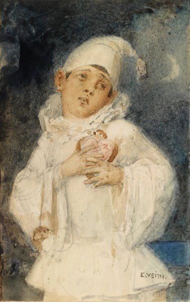 Main Product Photo of Harlekin Painting by Eduard Veith