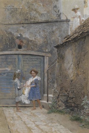 Kahlenbergerdorf by Eduard Veith Oil Painting