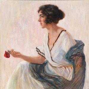 Schonheit by Eduard Veith Oil Painting