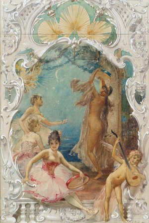 Tanz by Eduard Veith Oil Painting