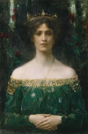 The King's Daughter by Eduard Veith Oil Painting