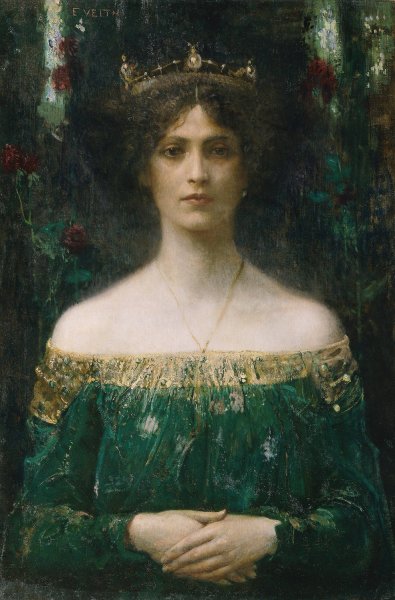 Main Product Photo of The King's Daughter  Painting by Eduard Veith