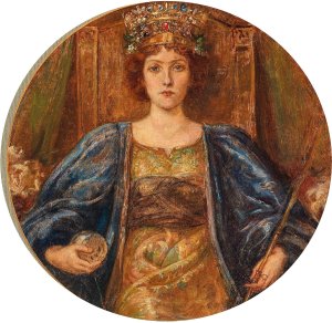 The Queen by Eduard Veith Oil Painting