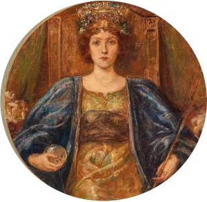 The Queen by Eduard Veith Oil Painting