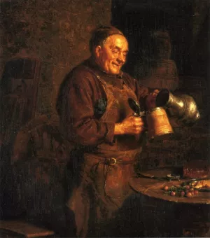 The Evening Meal painting by Eduard Von Grutzner