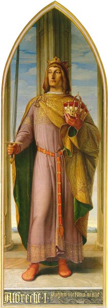 Albrecht I. by Eduard Von Steinle Oil Painting