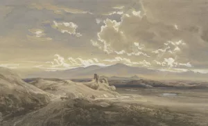 Campagna di Roma Oil painting by Eduard Wilhelm Pose