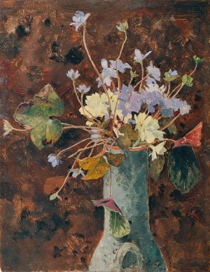 Fruhlingsbluten by Eduard Zetsche Oil Painting