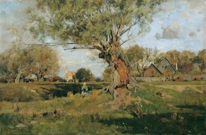 Motiv bei Lichtenworth by Eduard Zetsche Oil Painting