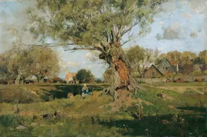 Motiv bei Lichtenworth Oil painting by Eduard Zetsche