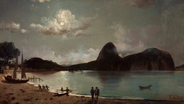 Botafogo Beach by Eduardo De Martino - Hand-Painted Oil Painting Reproduction