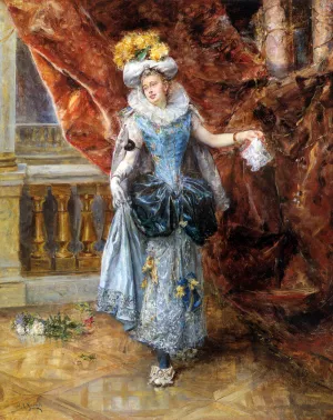 Dressed for the Ball by Eduardo Leon Garrido - Oil Painting Reproduction