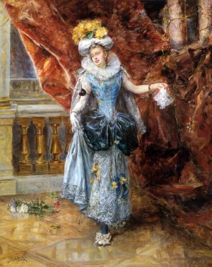 Dressed for the Ball by Eduardo Leon Garrido Oil Painting