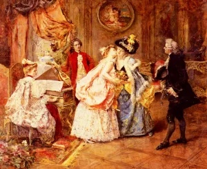 The Arrival painting by Eduardo Leon Garrido