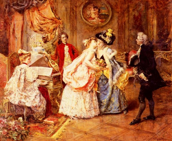 The Arrival by Eduardo Leon Garrido - Hand-Painted Oil Painting Reproduction