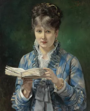 The Reader by Eduardo Leon Garrido Oil Painting