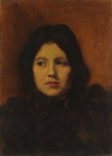 Margot  by Eduardo Schiaffino - Hand-Painted Oil Painting Reproduction