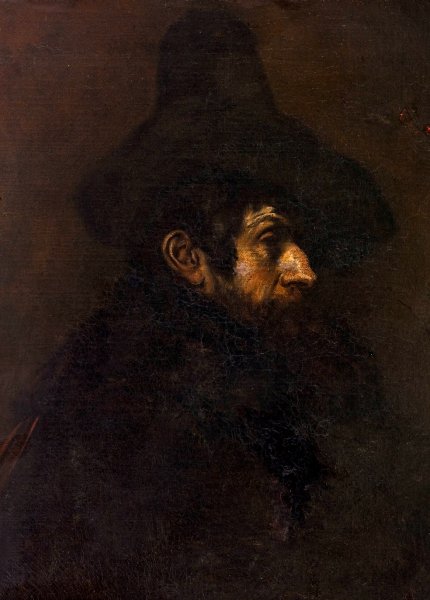 Homme au grand chapeau  by Eduardo Zamacois y Zabala - Hand-Painted Oil Painting Reproduction