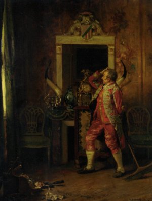 Momentary Diversion by Eduardo Zamacois y Zabala Oil Painting