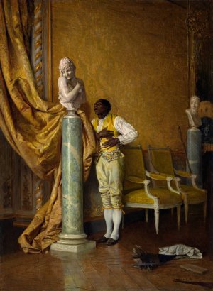 Platonic Love by Eduardo Zamacois y Zabala Oil Painting