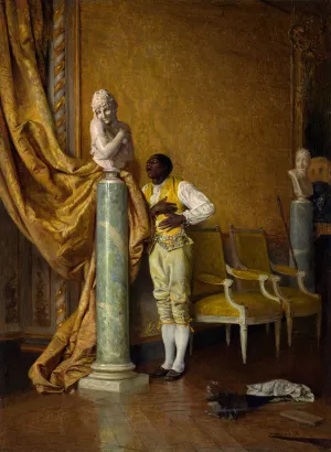 Platonic Love by Eduardo Zamacois y Zabala Oil Painting