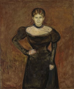 Aase Norregaard by Edvard Munch Oil Painting