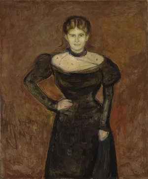 Aase Norregaard by Edvard Munch Oil Painting