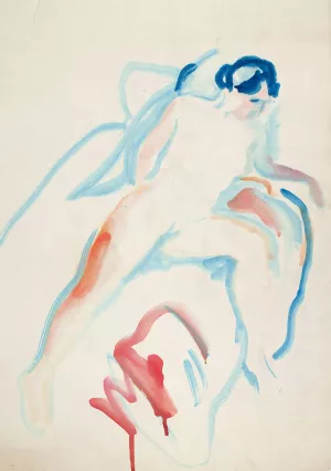 Akt pa sengen by Edvard Munch Oil Painting