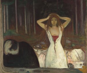 Ashes by Edvard Munch Oil Painting