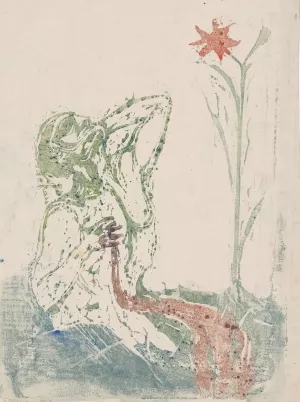 Blossom of Pain by Edvard Munch Oil Painting