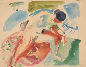 Female Nude by Edvard Munch Oil Painting
