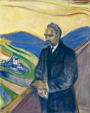 Friedrich Nietzsche by Edvard Munch Oil Painting
