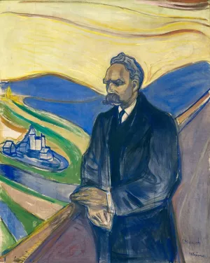 Friedrich Nietzsche by Edvard Munch Oil Painting