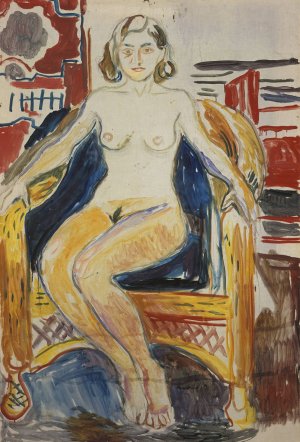 Girl from Nordland by Edvard Munch Oil Painting