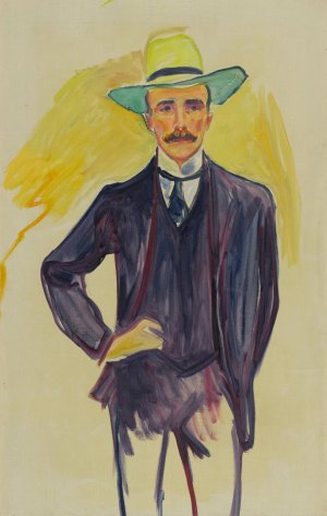 Harry Graf Kessler by Edvard Munch Oil Painting
