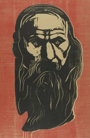 Head of an Old Man with Beard by Edvard Munch Oil Painting