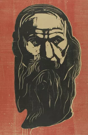 Head of an Old Man with Beard by Edvard Munch Oil Painting