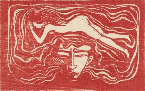 In the Man's Brain by Edvard Munch Oil Painting