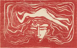 In the Man's Brain by Edvard Munch Oil Painting