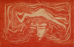 In the Man's Brain by Edvard Munch Oil Painting
