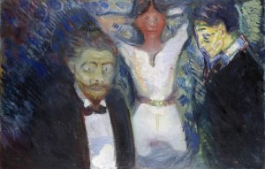 Jealousy by Edvard Munch Oil Painting