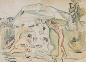 Kilden by Edvard Munch Oil Painting