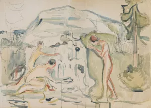 Kilden by Edvard Munch Oil Painting