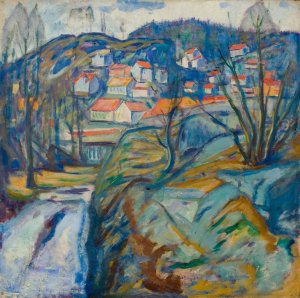 Kragero In Spring by Edvard Munch Oil Painting