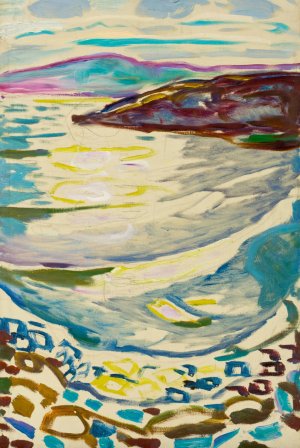 Landscape from Hvitsten by Edvard Munch Oil Painting