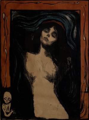 Madonna by Edvard Munch Oil Painting