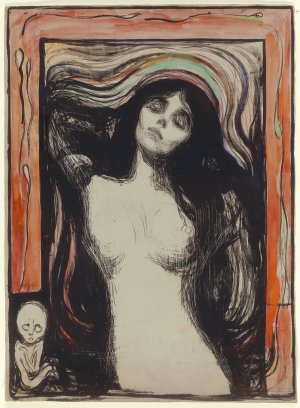 Madonna by Edvard Munch Oil Painting